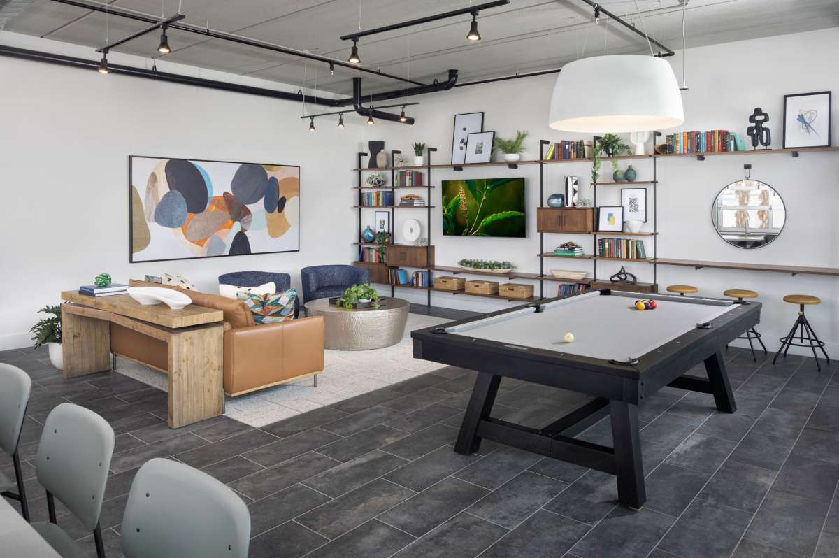 Resident lounge area at RainDance in Winter Haven, Florida 