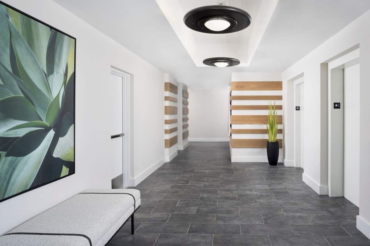 Building entrance at RainDance in Winter Haven, Florida 