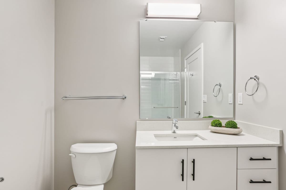 Bathroom with commode at The Breeze in Winter Haven, Florida