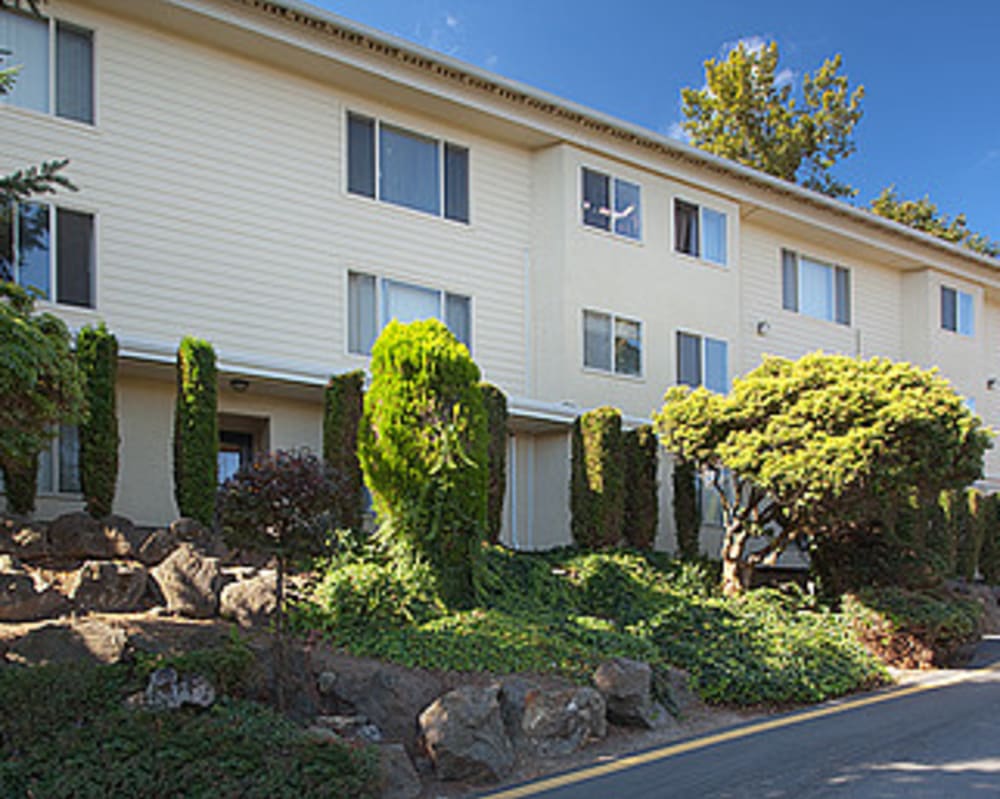 Landscaping at Park Hill Apartments in Seattle, Washington