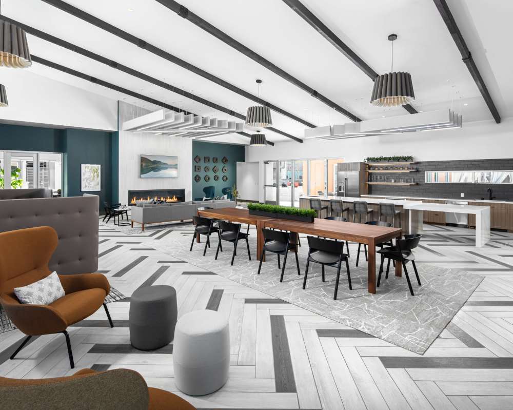 Clubhouse at SoCo Apartments in Napa, California