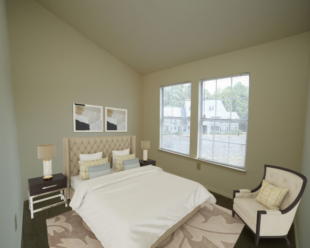 Bedroom at The Pointe at Stafford Apartment Homes in Stafford, Virginia