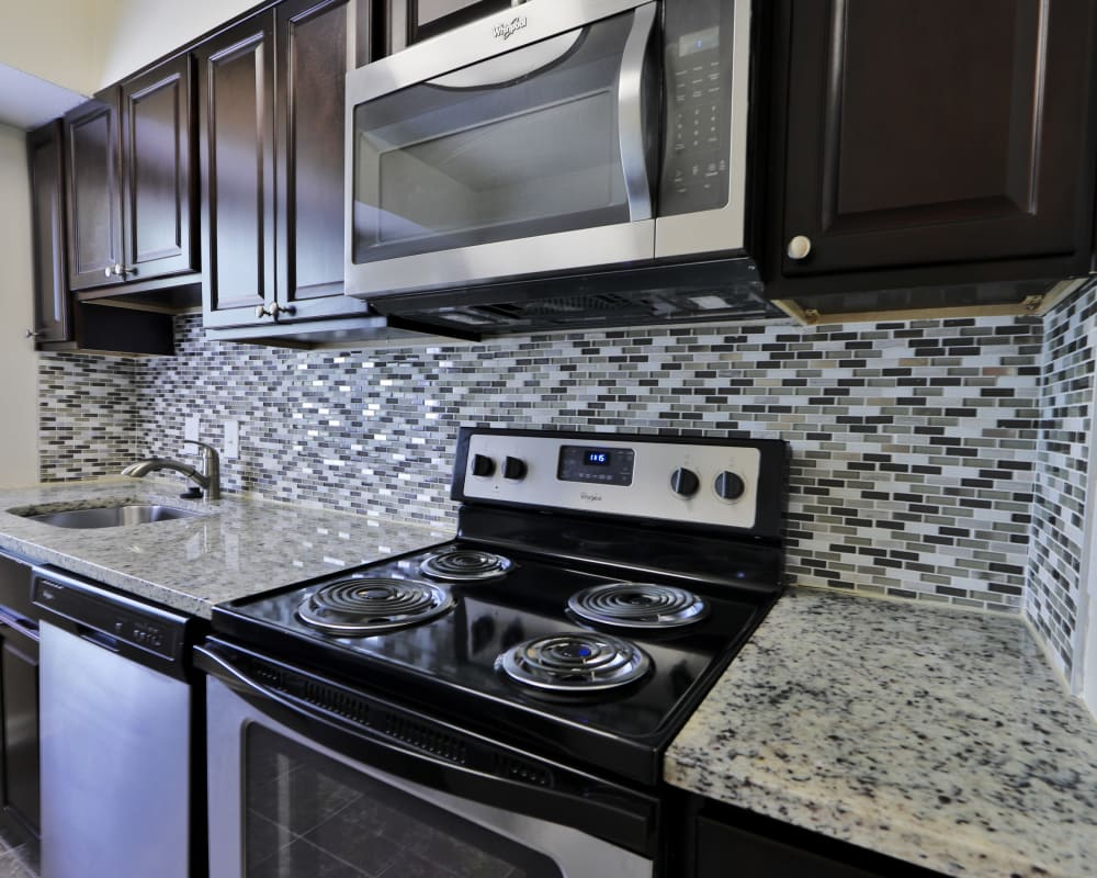 Kitchen at Villages at Montpelier Apartment Homes in Laurel, Maryland