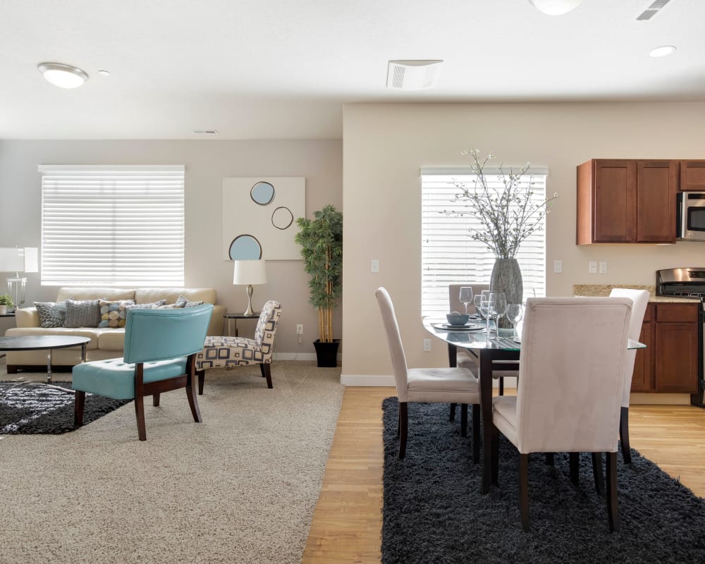 Spacious floor plan of Olympus at the District in South Jordan, Utah