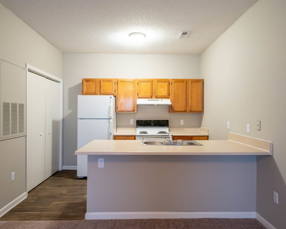 Bright Kitchen at Clemmons Station Apartment Homes in Clemmons, North Carolina