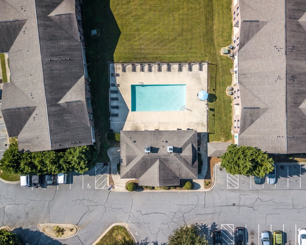 Aerial View at Highland Ridge Apartment Homes in High Point, North Carolina