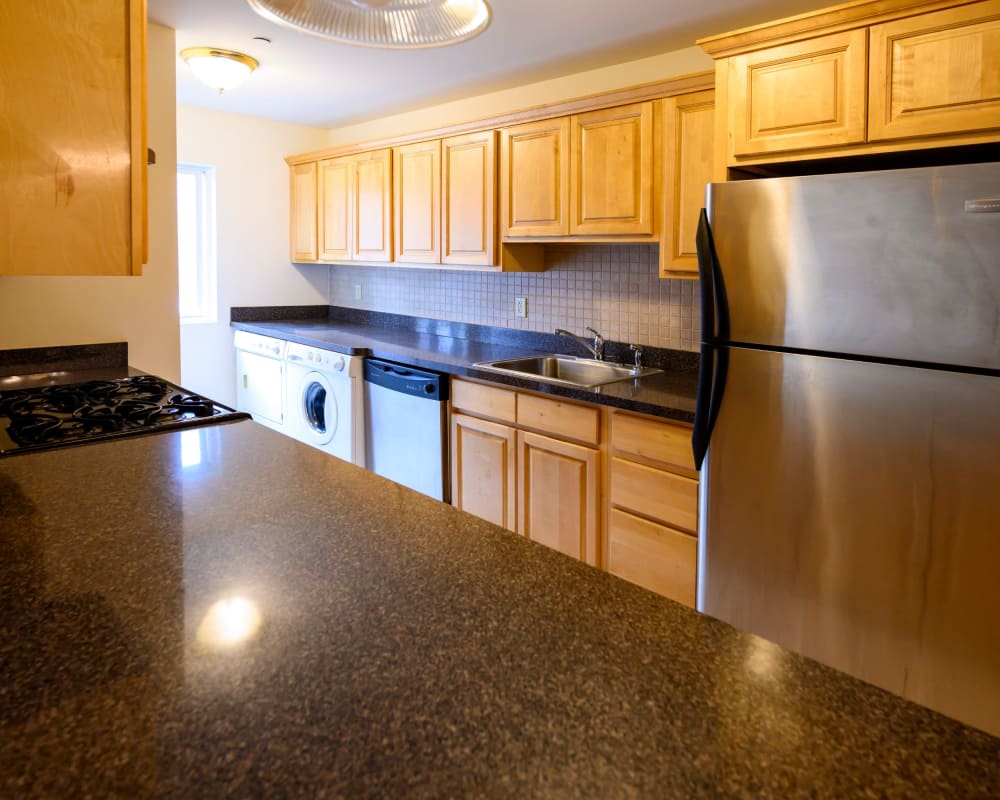 Large kitchen at Rutgers Court Apartments in Belleville, New Jersey