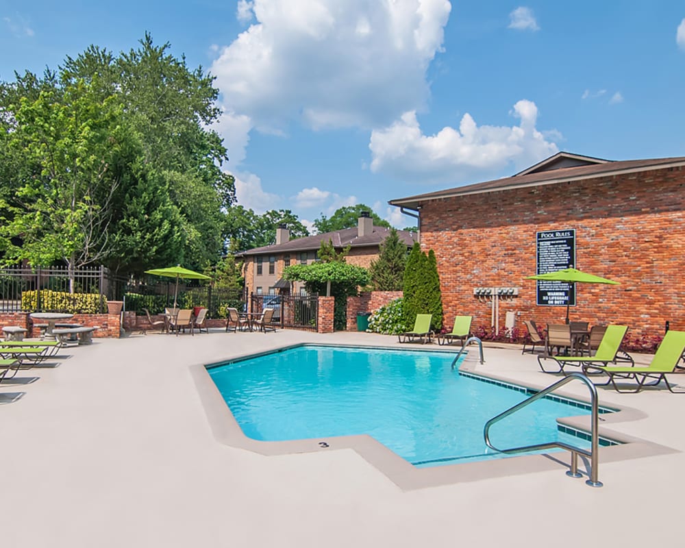 Swimming pool at The Village on Cherokee in Columbus, Georgia
