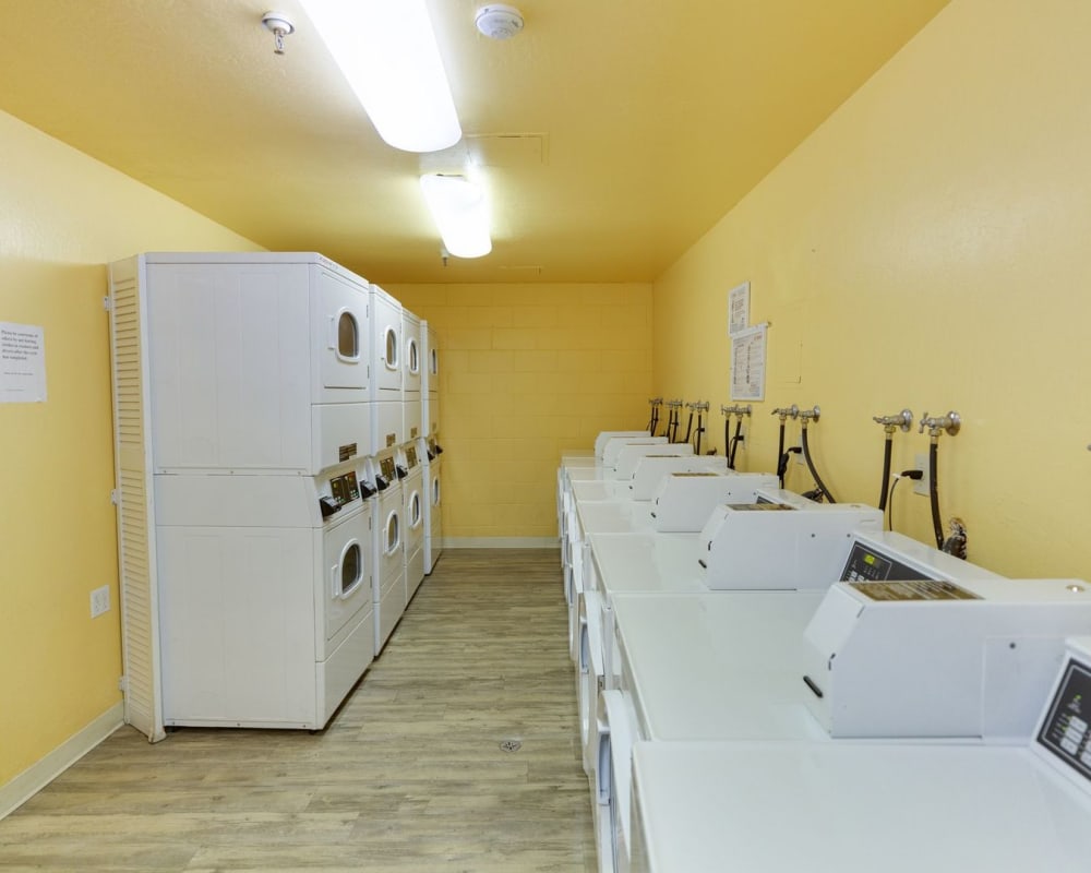 Laundry center at Broadway Towers in Concord, California