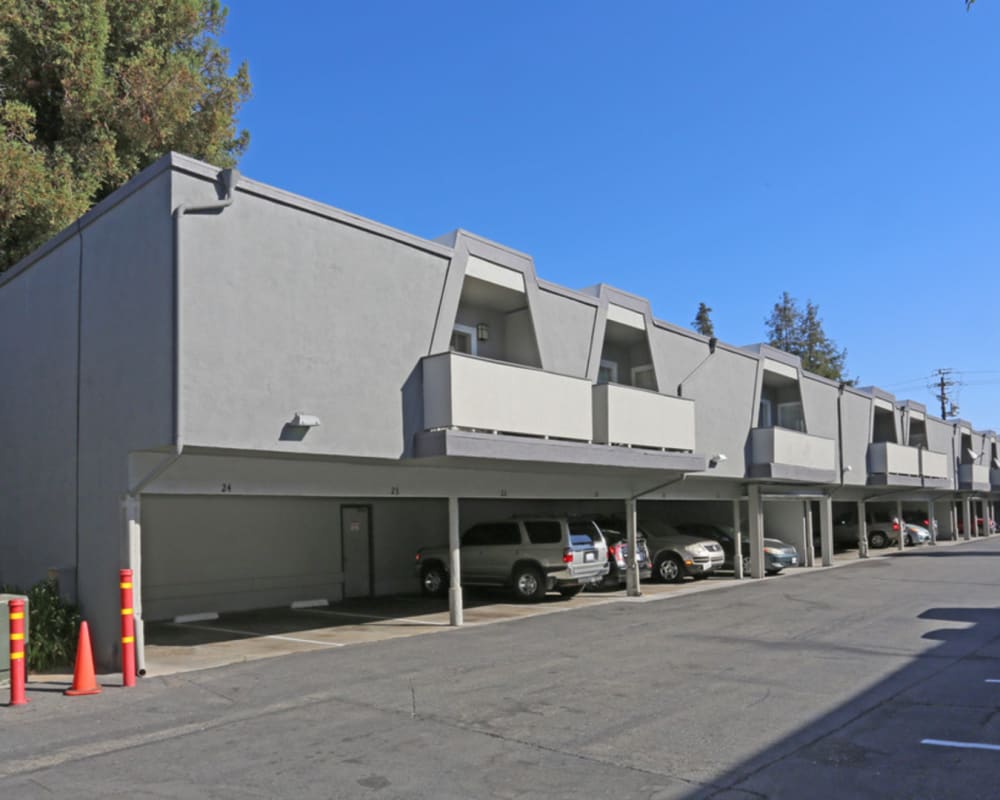 Covered parking at Sequoyah Apartments in Concord, California