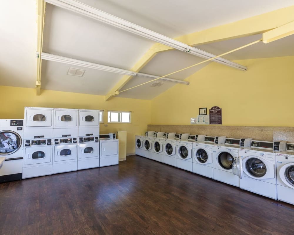 Laundry facility at Washington Townhomes in San Lorenzo, California