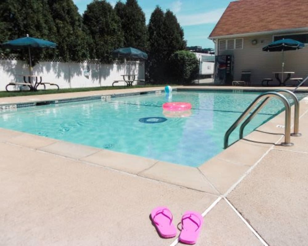 Swimming pool at Rose Hill Estates in Norwich, Connecticut
