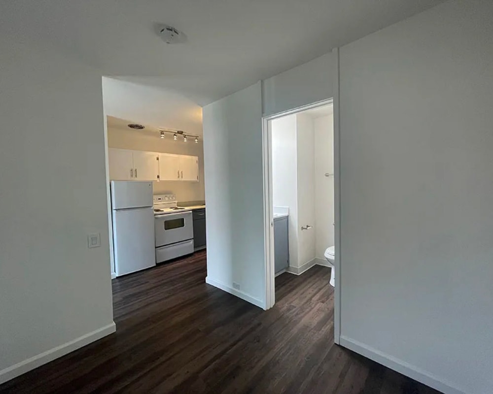 Apartment entryway at 225 Clifton in Oakland, California