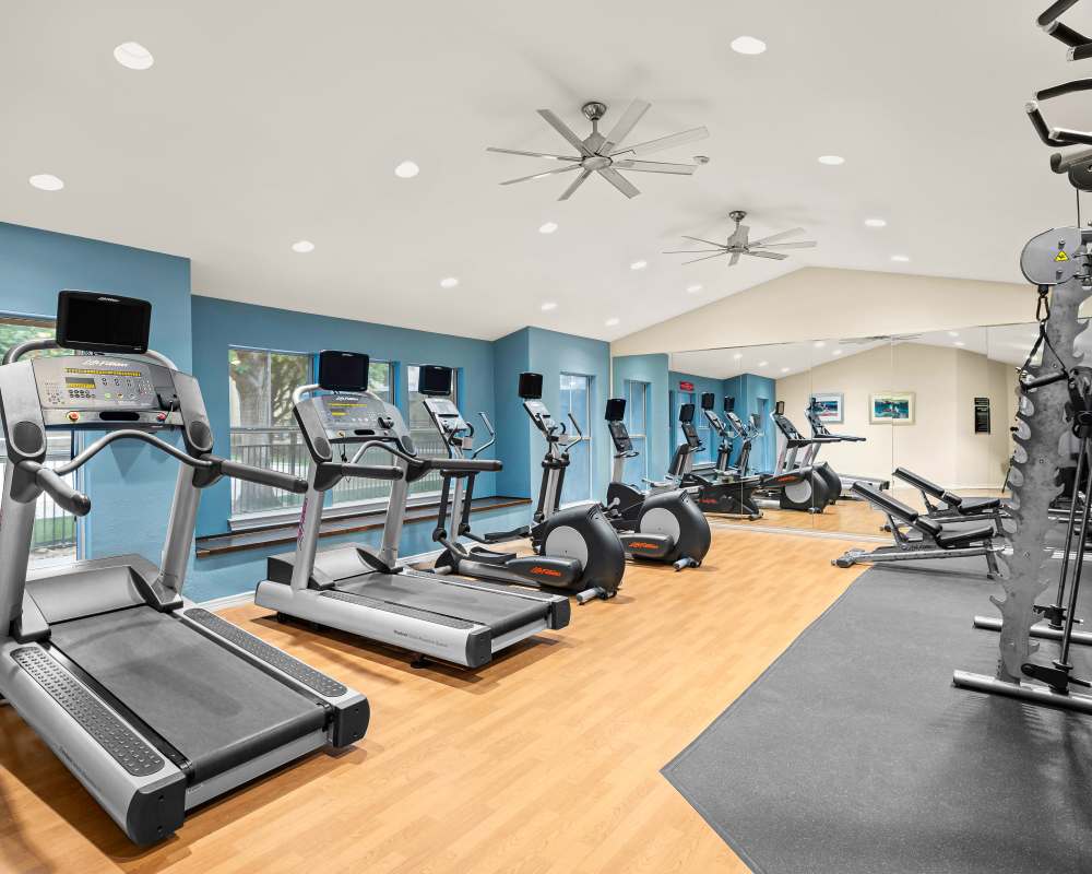 Fitness Center at Villas at Oakwell Farms in San Antonio, Texas