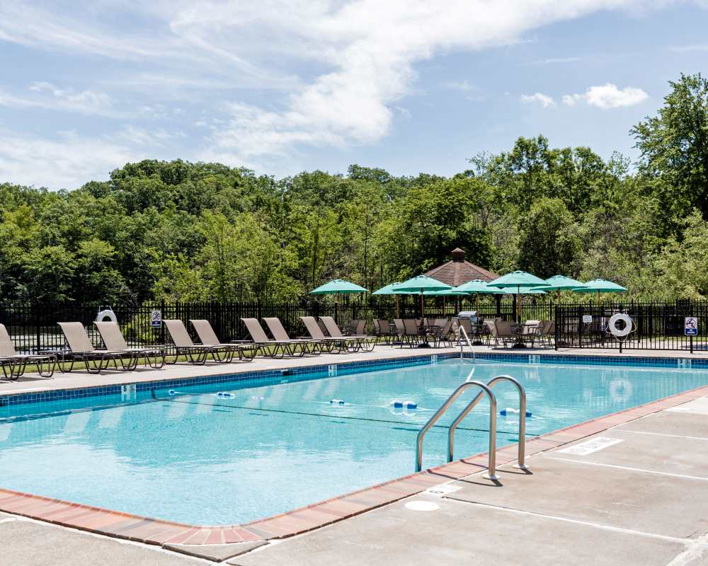 Swimming Pool available to use at Eagle Rock Apartments at Mohegan Lake in Mohegan Lake, New York