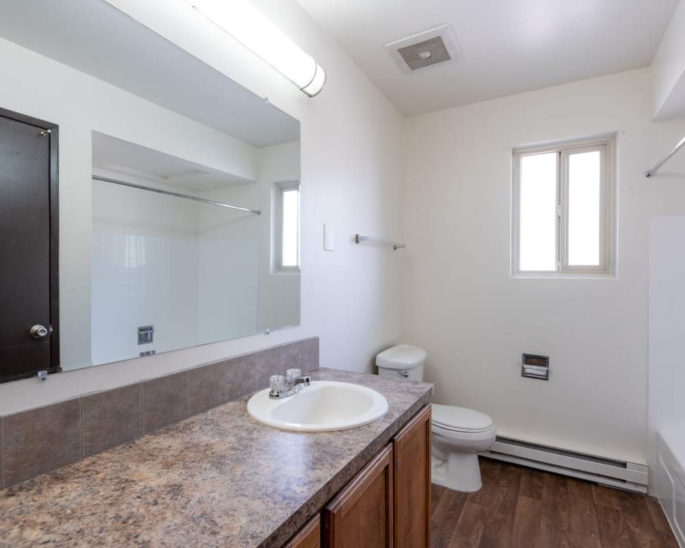 Modern Bathroom at Park Hill Apartments in Seattle, Washington