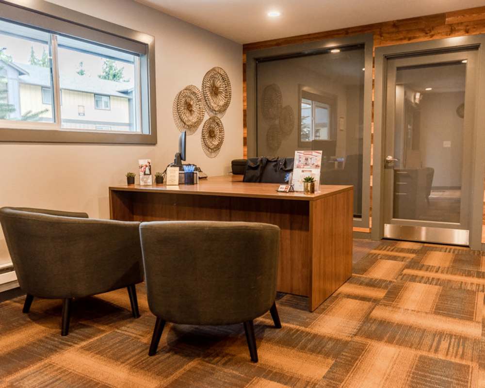 Office area at Bellamonte in Tacoma, Washington