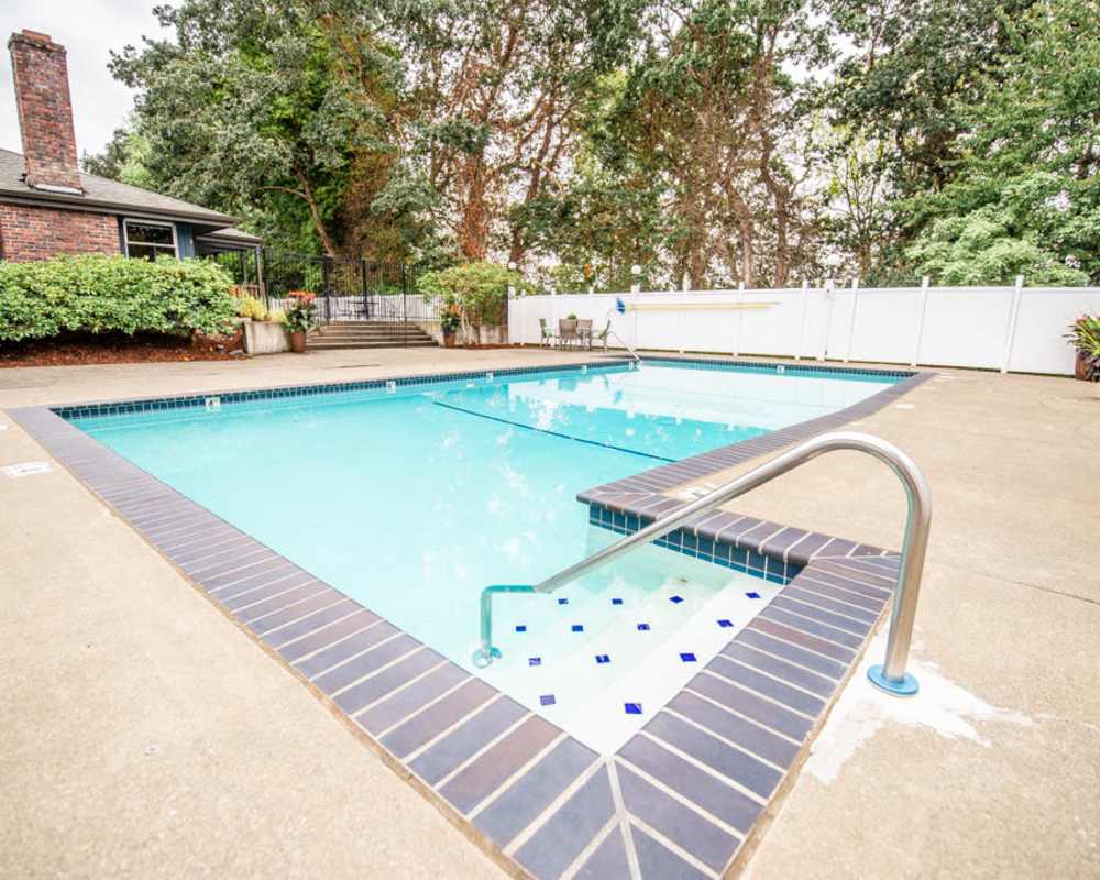 Swimming pool at Bellamonte in Tacoma, Washington