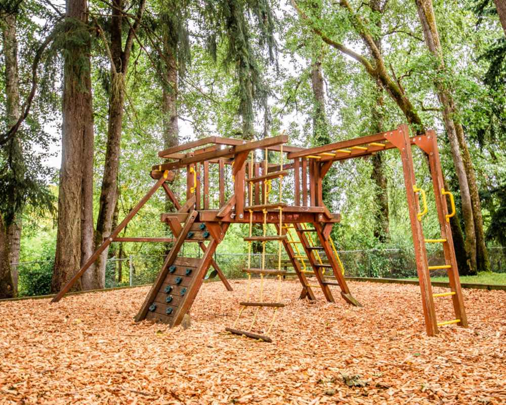 Outdoor playground  at Bellamonte in Tacoma, Washington