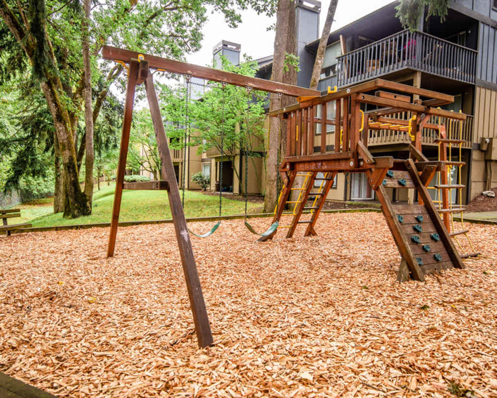 Children's playground at Bellamonte in Tacoma, Washington