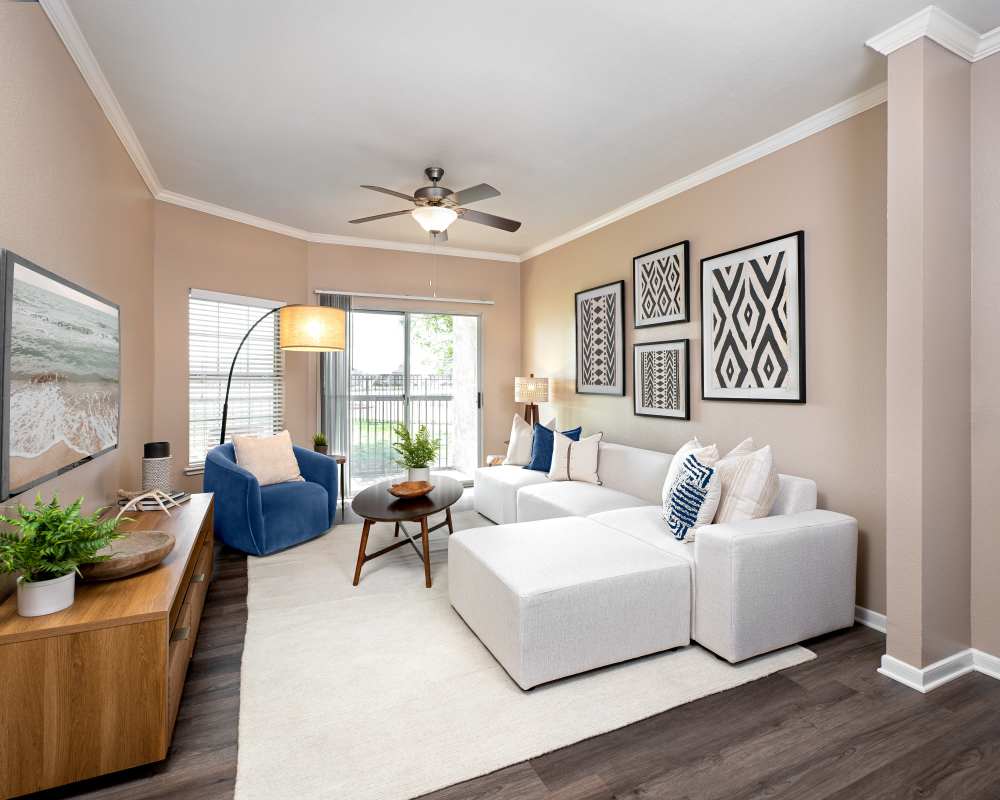 Exterior at Crescent Cove at Lakepointe in Lewisville, Texas