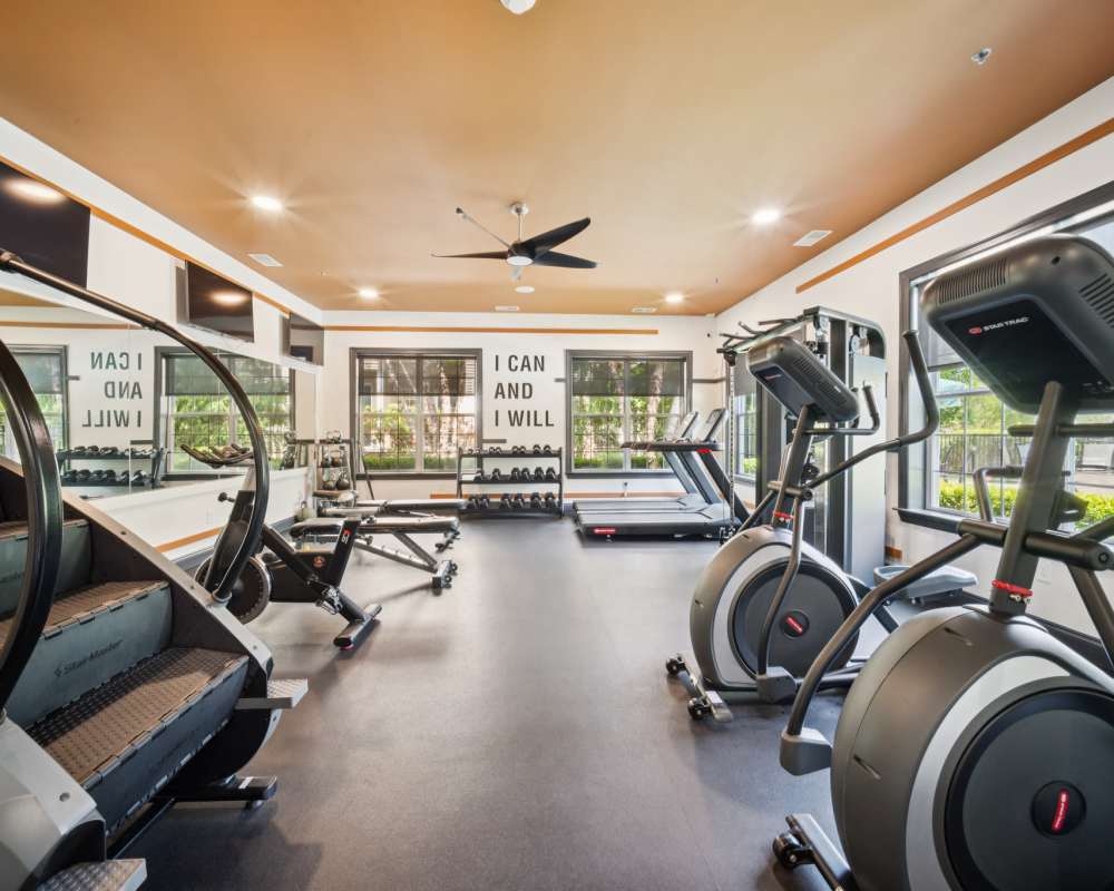 Fitness center at Riverbend at Wappingers Falls in Wappingers Falls, New York