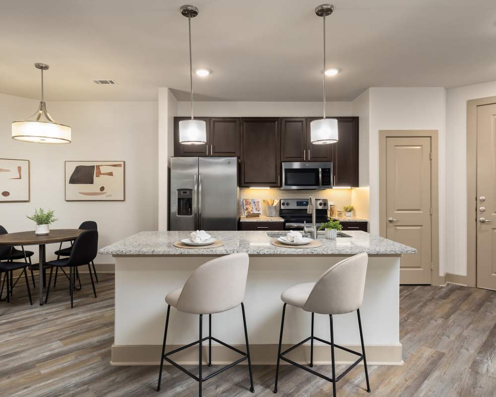 Kitchen at Villas at the Rim in San Antonio, Texas