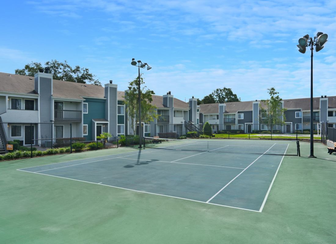 Tennis center at The Club at Town Center in Jacksonville, Florida
