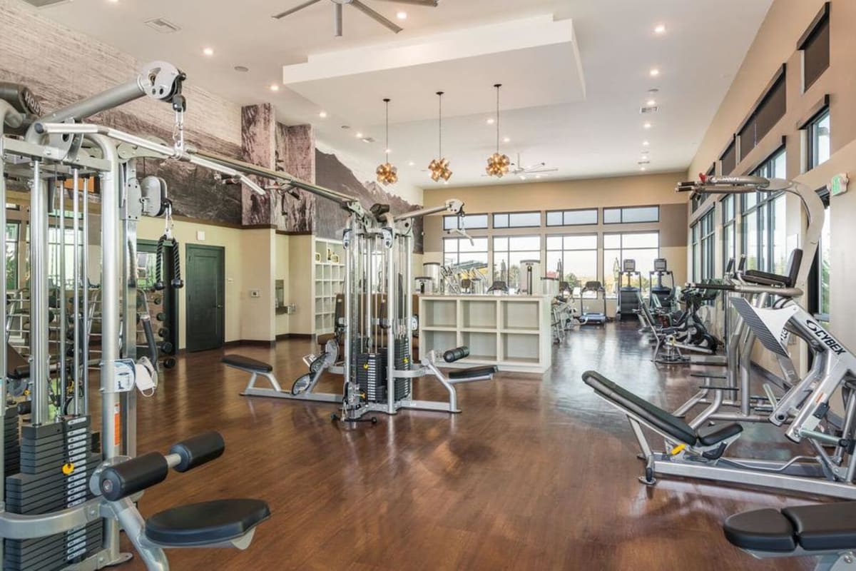 Fitness Center at Solana Lucent Station in Highlands Ranch, Colorado
