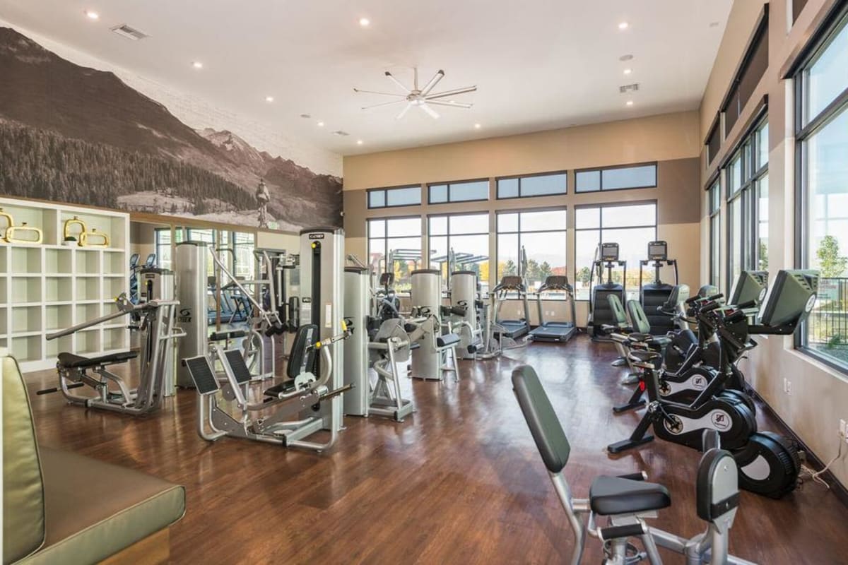 Solana Lucent Station offers a Fitness Center in Highlands Ranch, Colorado