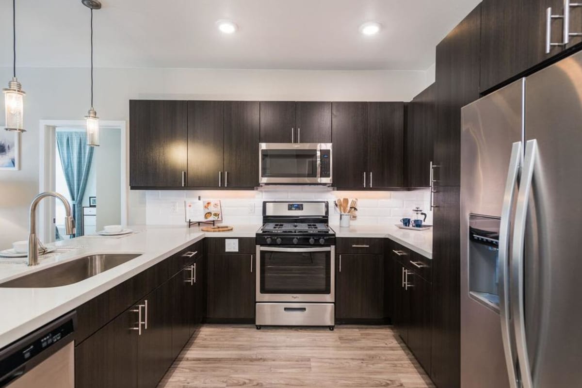Kitchen at Solana Lucent Station in Highlands Ranch, Colorado