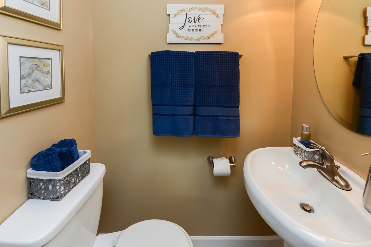 Bathroom at Montgomery Manor Apartments & Townhomes in Hatfield, Pennsylvania