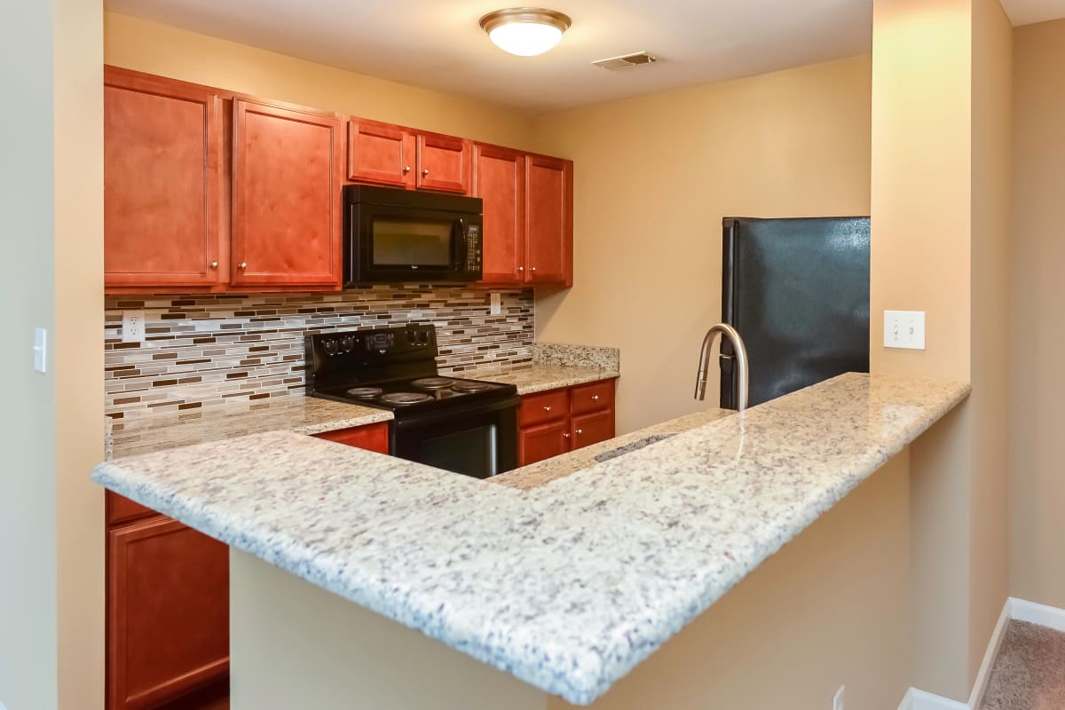 Kitchen at Montgomery Manor Apartments & Townhomes in Hatfield, Pennsylvania