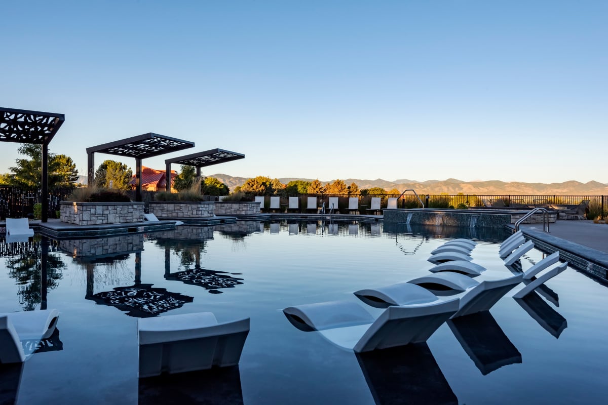 Swimming Pool at Apartments in Highlands Ranch, Colorado