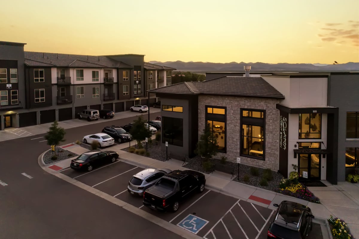 Exterior at Solana Lucent Station in Highlands Ranch, Colorado