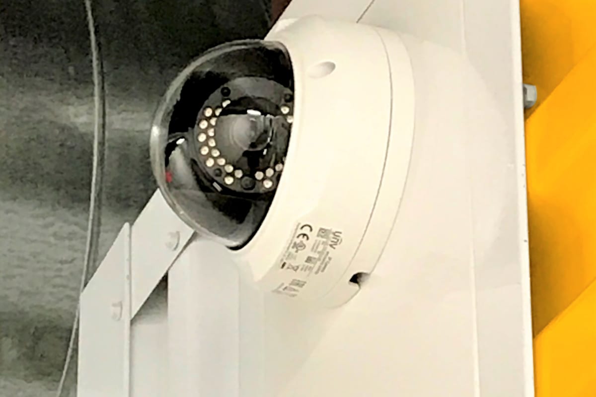 Security camera at Storage 365 in Irving, Texas