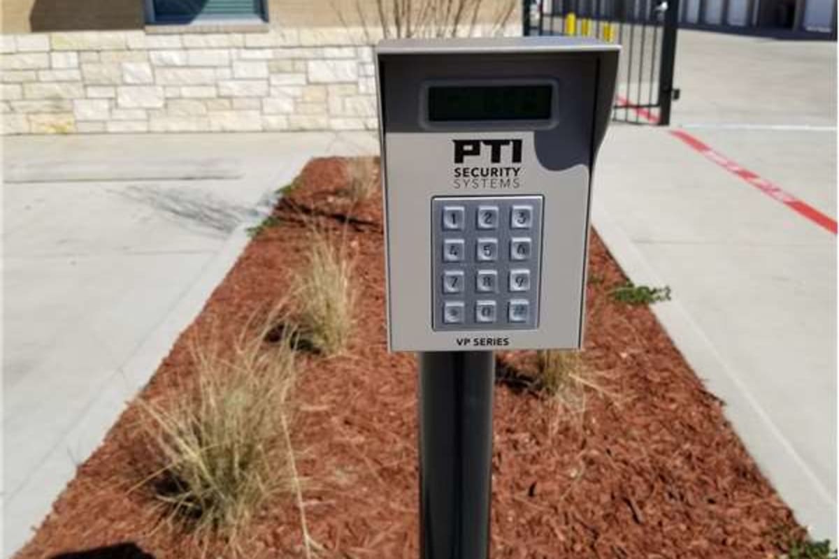 Electronic keypad entrance at Storage 365 in Colorado Springs, Colorado