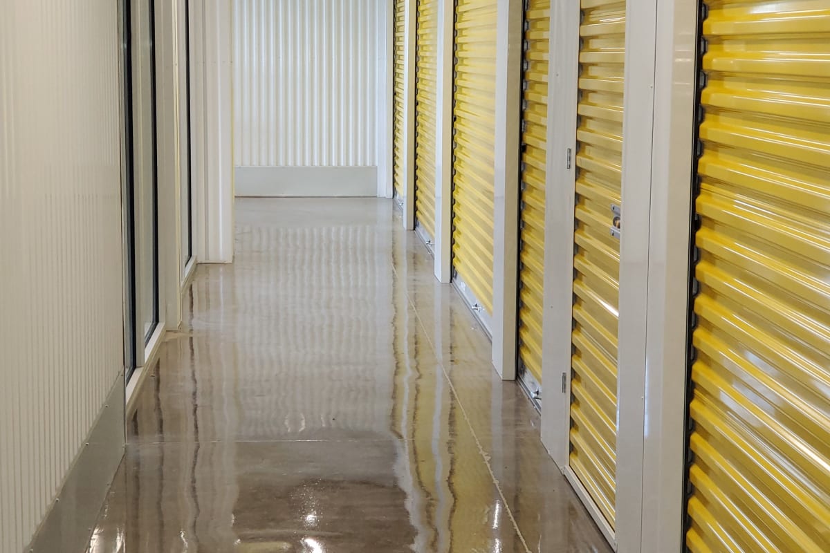 The interior storage units at Storage 365 in Dallas, Texas