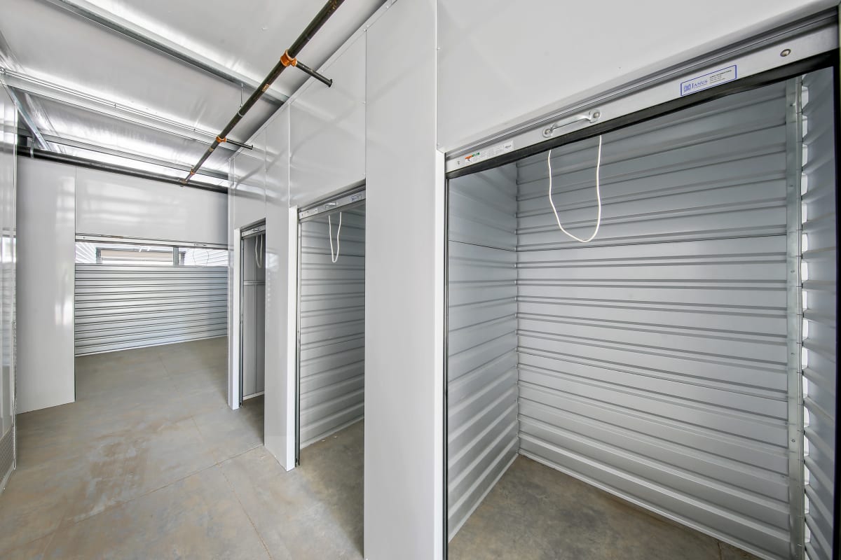 Indoor units with open doors at Storage Star Napa in Napa, California