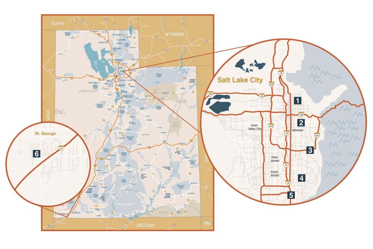 Wentworth Communities UT map