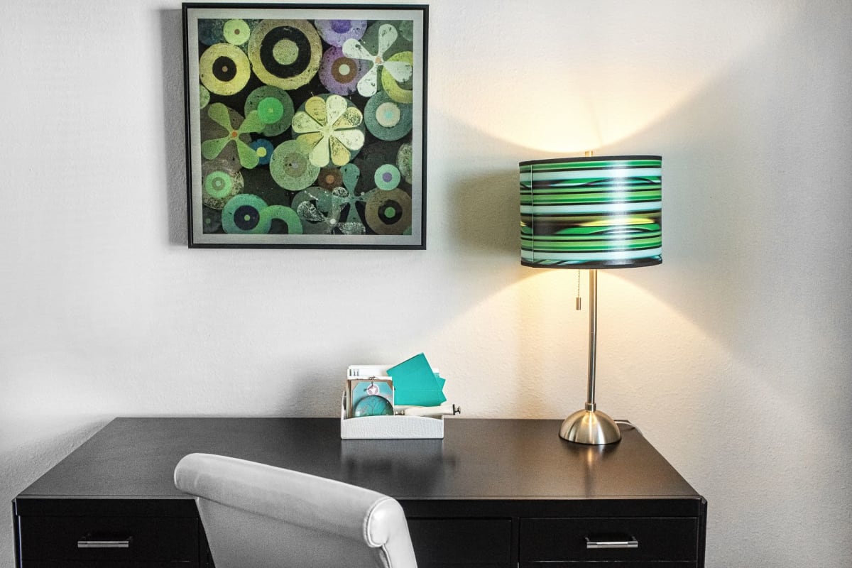 In-home office area at The Views at Laurel Lakes in Laurel, Maryland