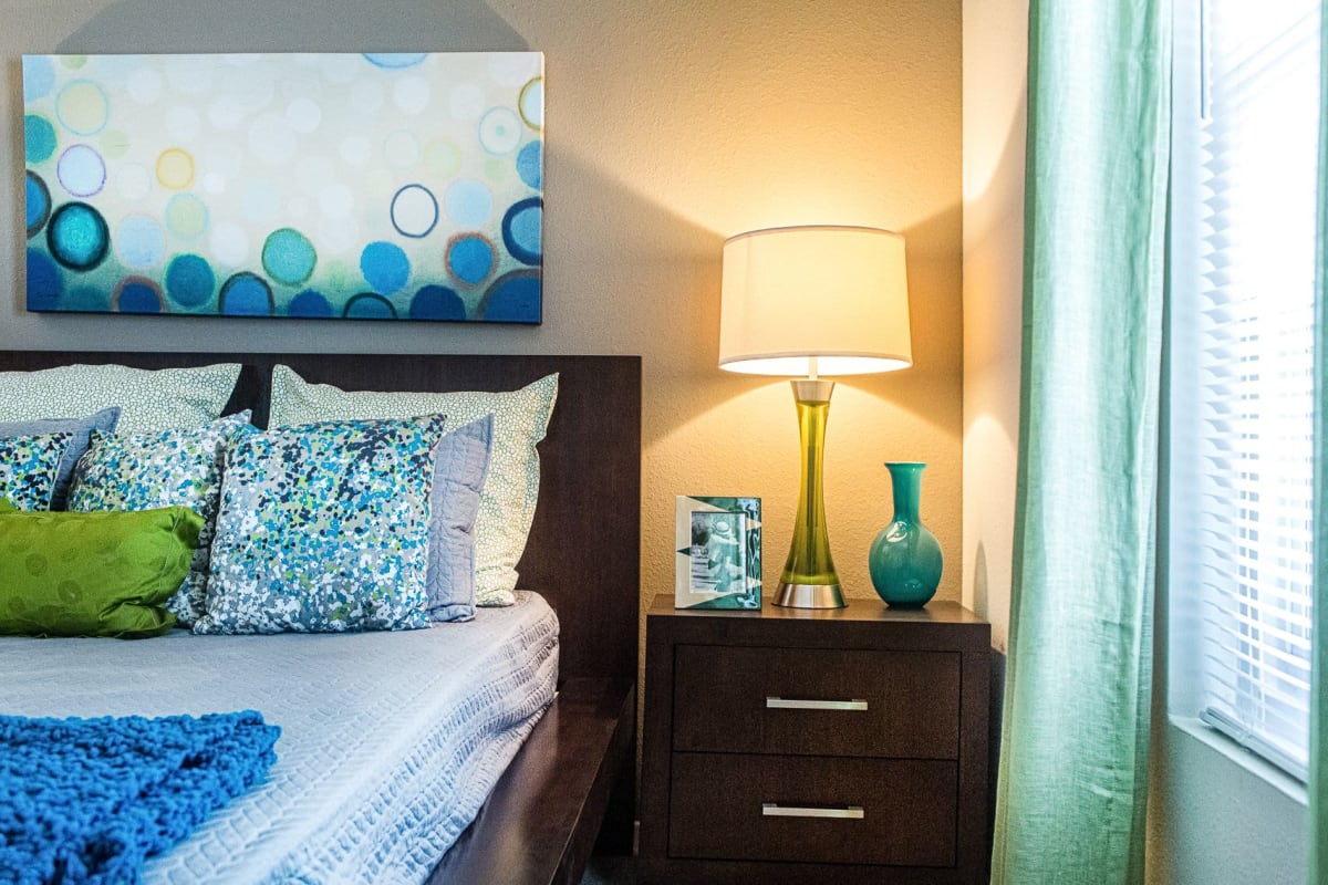 Night stand at The Views at Laurel Lakes in Laurel, Maryland