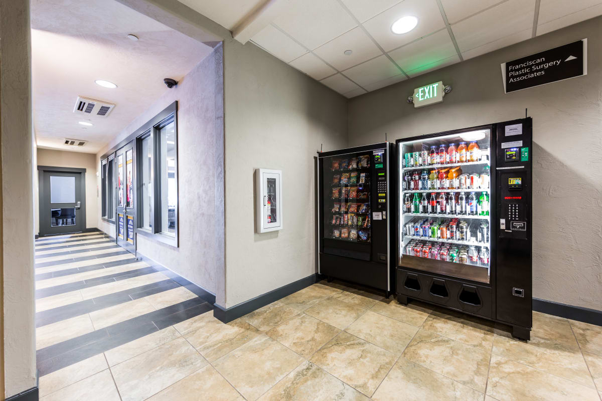 Copperline at Point Ruston's vending machines in Tacoma, Washington