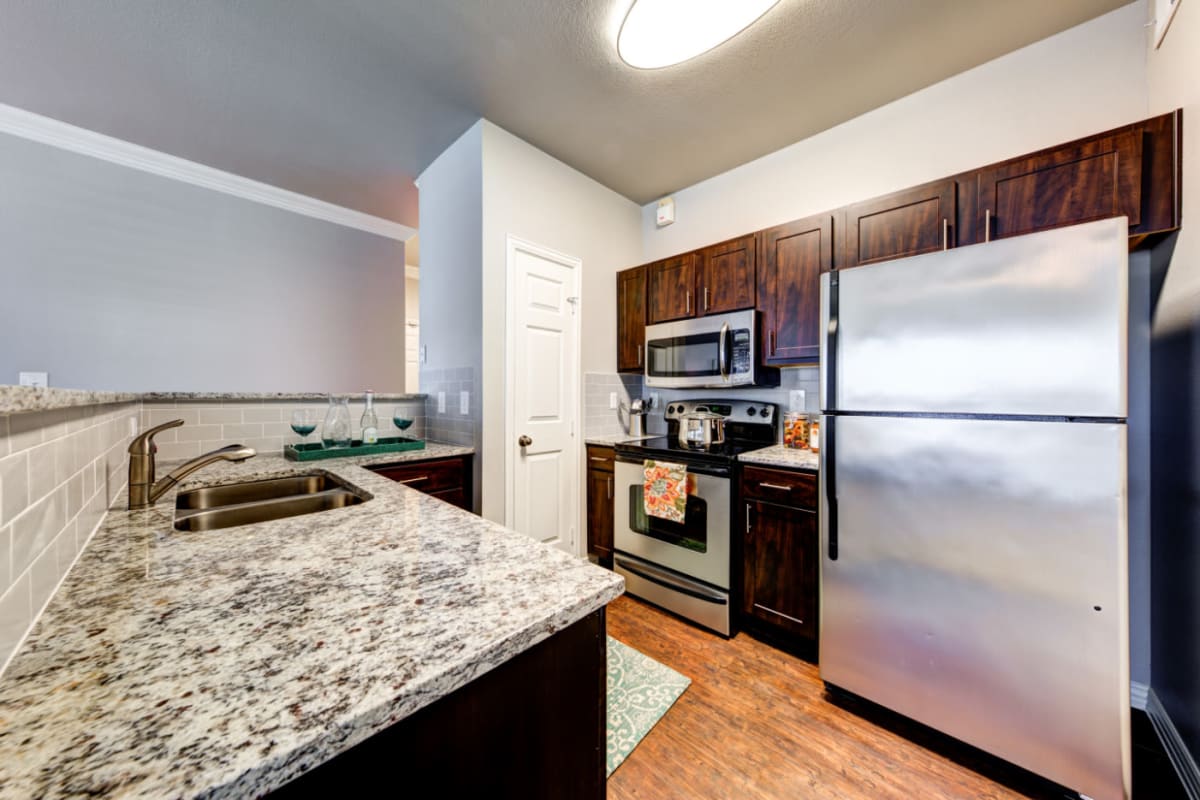 Kitchen at Marquis at Silver Oaks in Grapevine, Texas