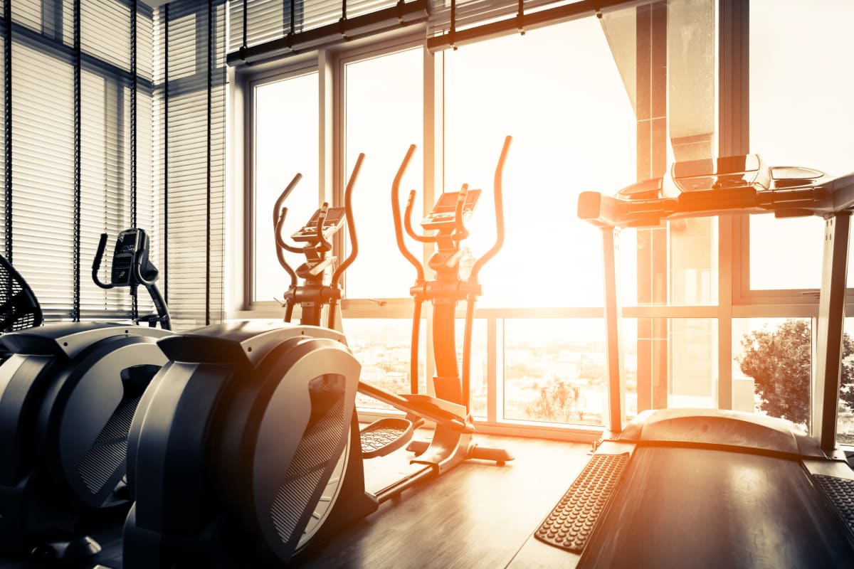 Fitness center at Enchanted Springs Apartments in Colorado Springs, Colorado