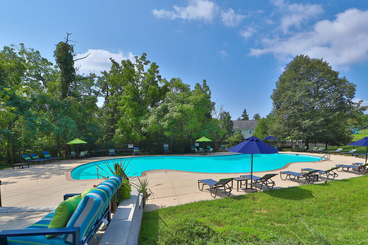 Swimming Pool at The Village of Laurel Ridge & The Encore Apartments & Townhomes in Harrisburg, Pennsylvania