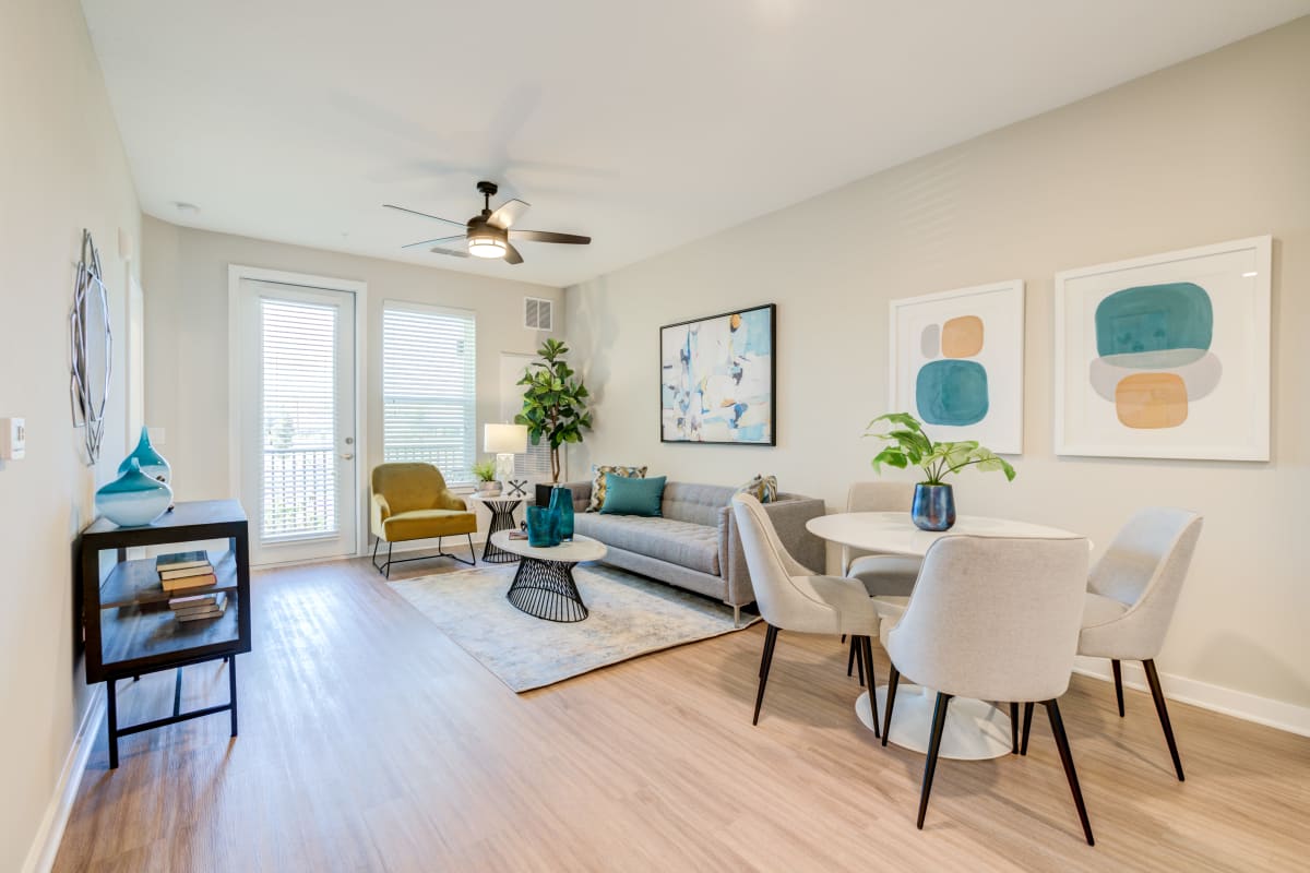 Dining and Living Space at The Pointe at Siena Ridge in Davenport, Florida