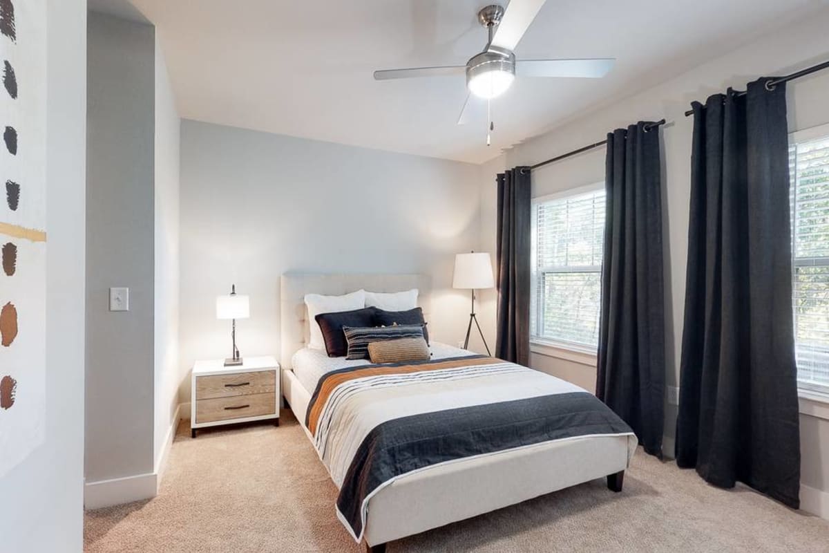 Cozy master bedroom at Exchange at St. Augustine in St Augustine, Florida