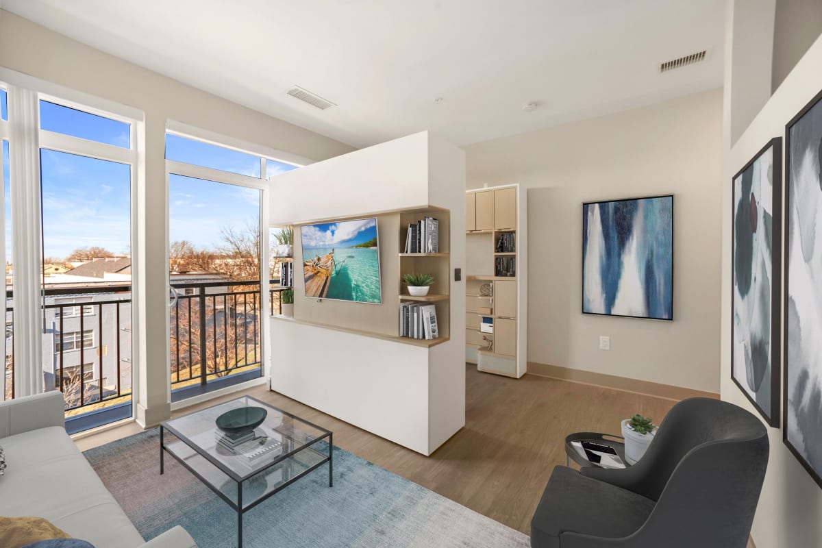 Bright and airy junior one bedroom wit Ori pocket office at Big Sky Flats in Washington, District of Columbia