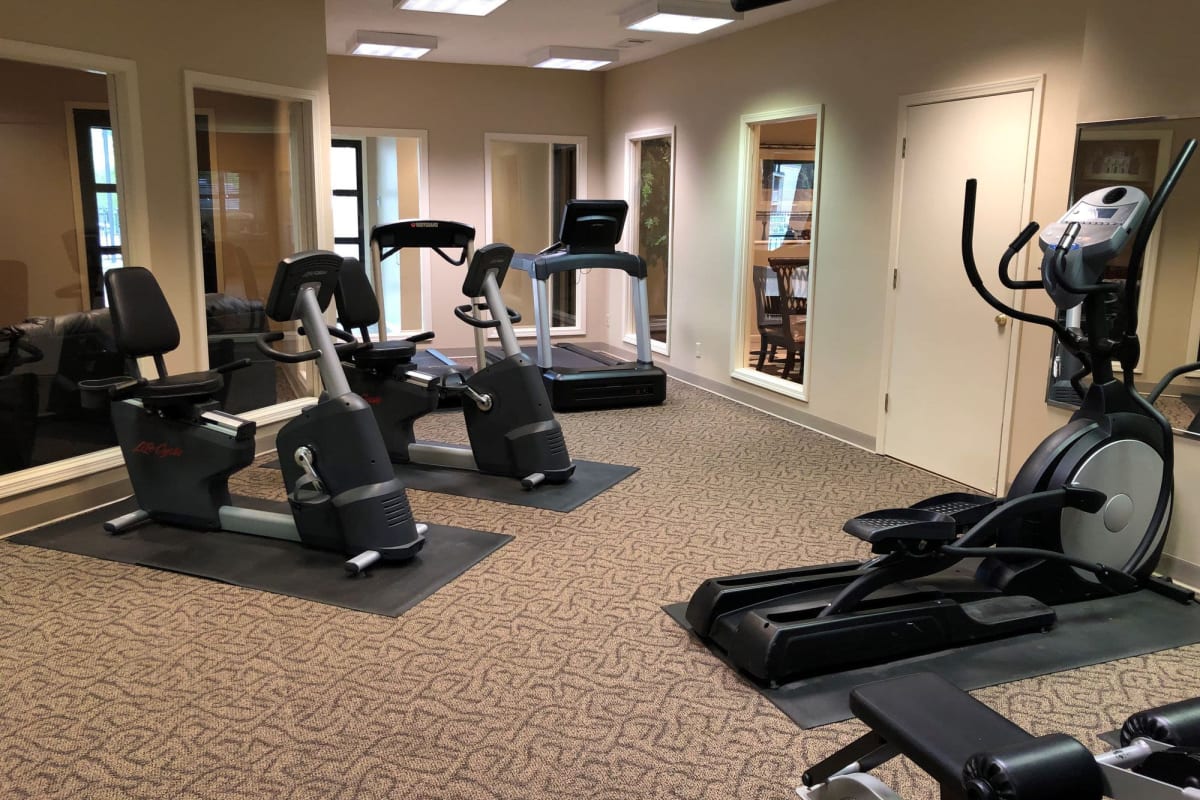Fitness center at Sycamore Lake in Memphis, Tennessee